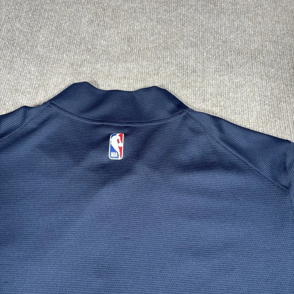 Nike Los Angeles‎ Clippers Warm Up Jacket Mens XXL Full Zip Blue Dri Fit Logo